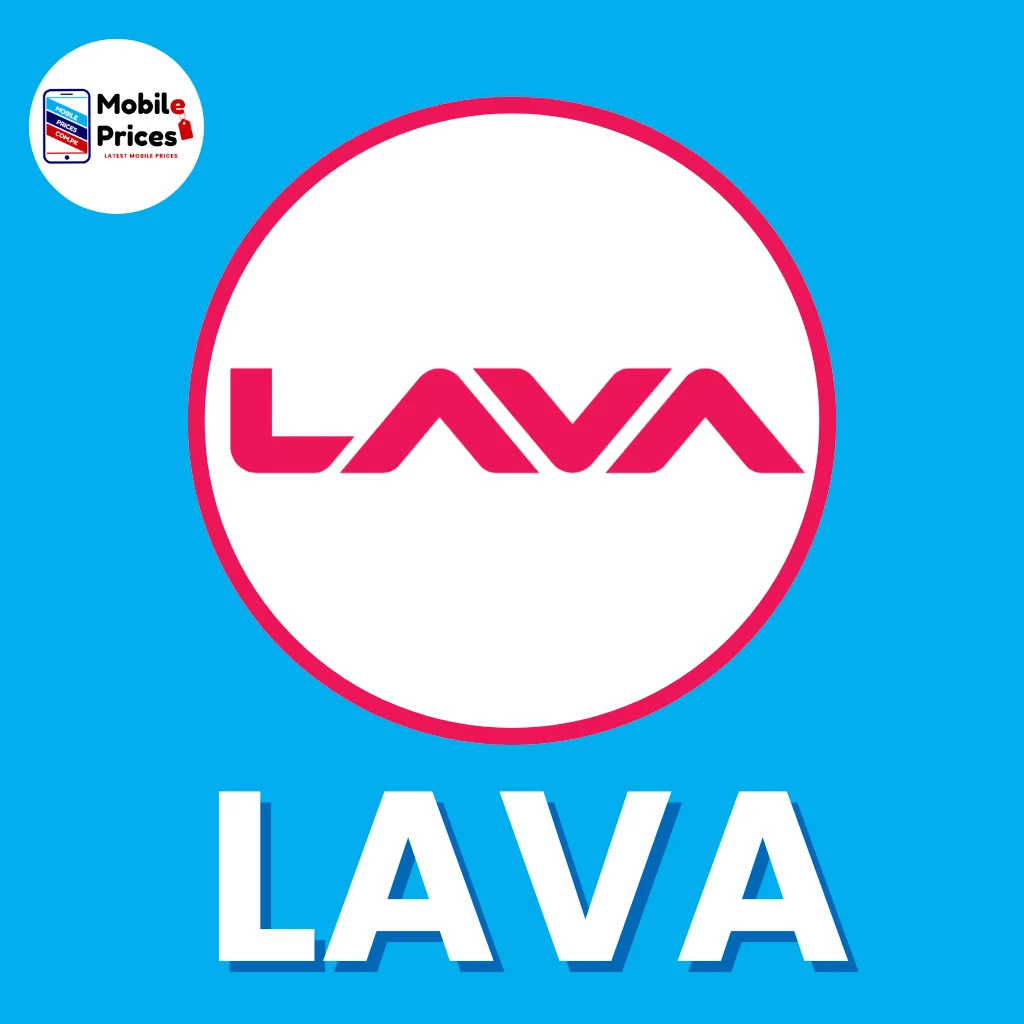 LAVA Mobile brand logo on a blue background with LAVA text below