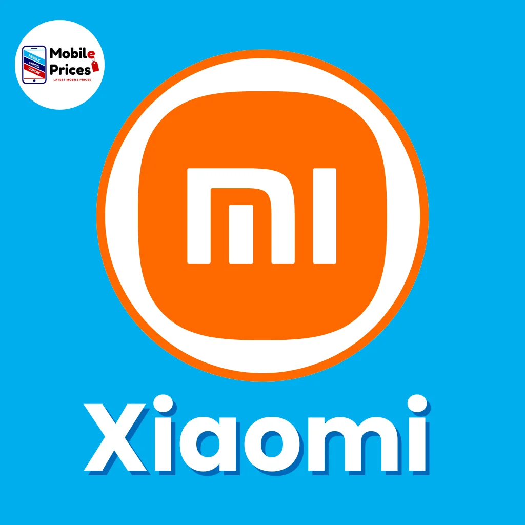 Xiaomi Mobile brand logo on a blue background with Xiaomi text below