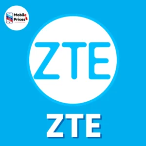 ZTE Mobile brand logo on a blue background with ZTE text below